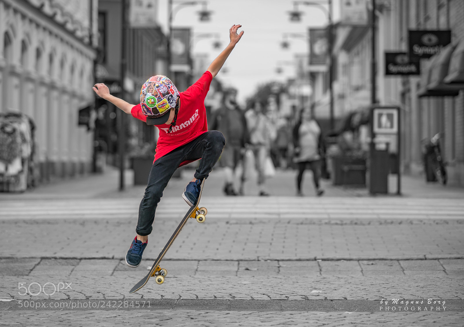 Sony a99 II sample photo. Young street skater in photography