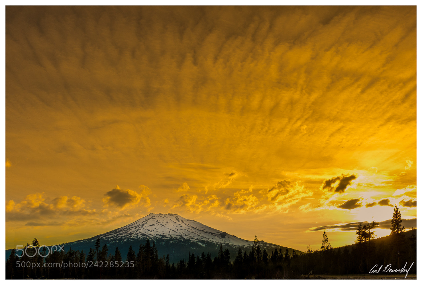 Sony Cyber-shot DSC-RX100 III sample photo. Mount bachelor sunset photography