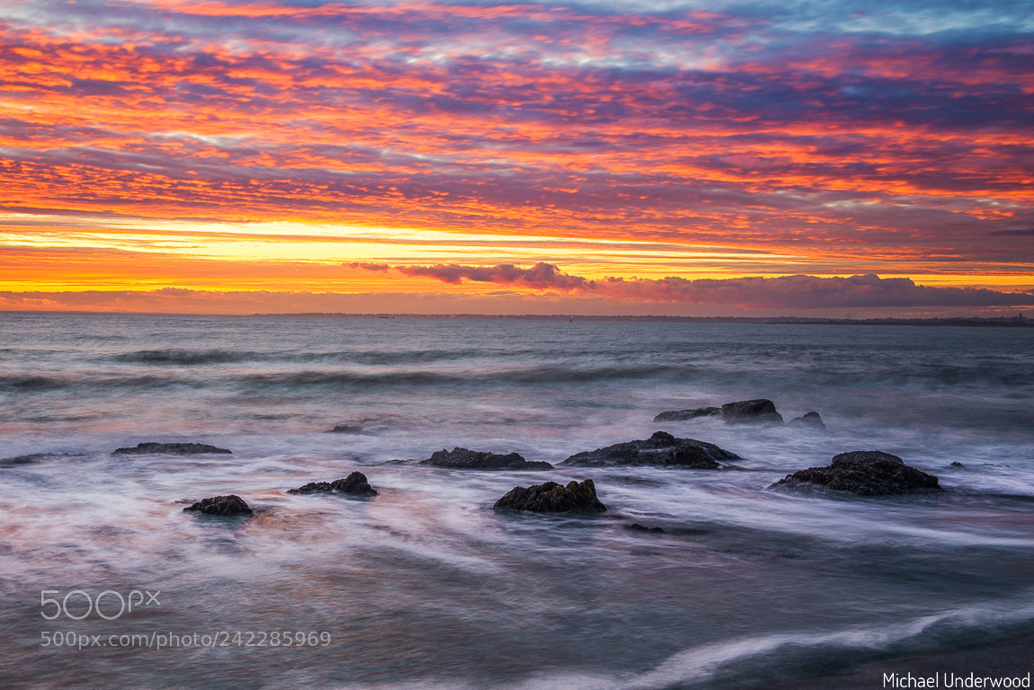 Nikon D600 sample photo. Sakonnet sunset photography