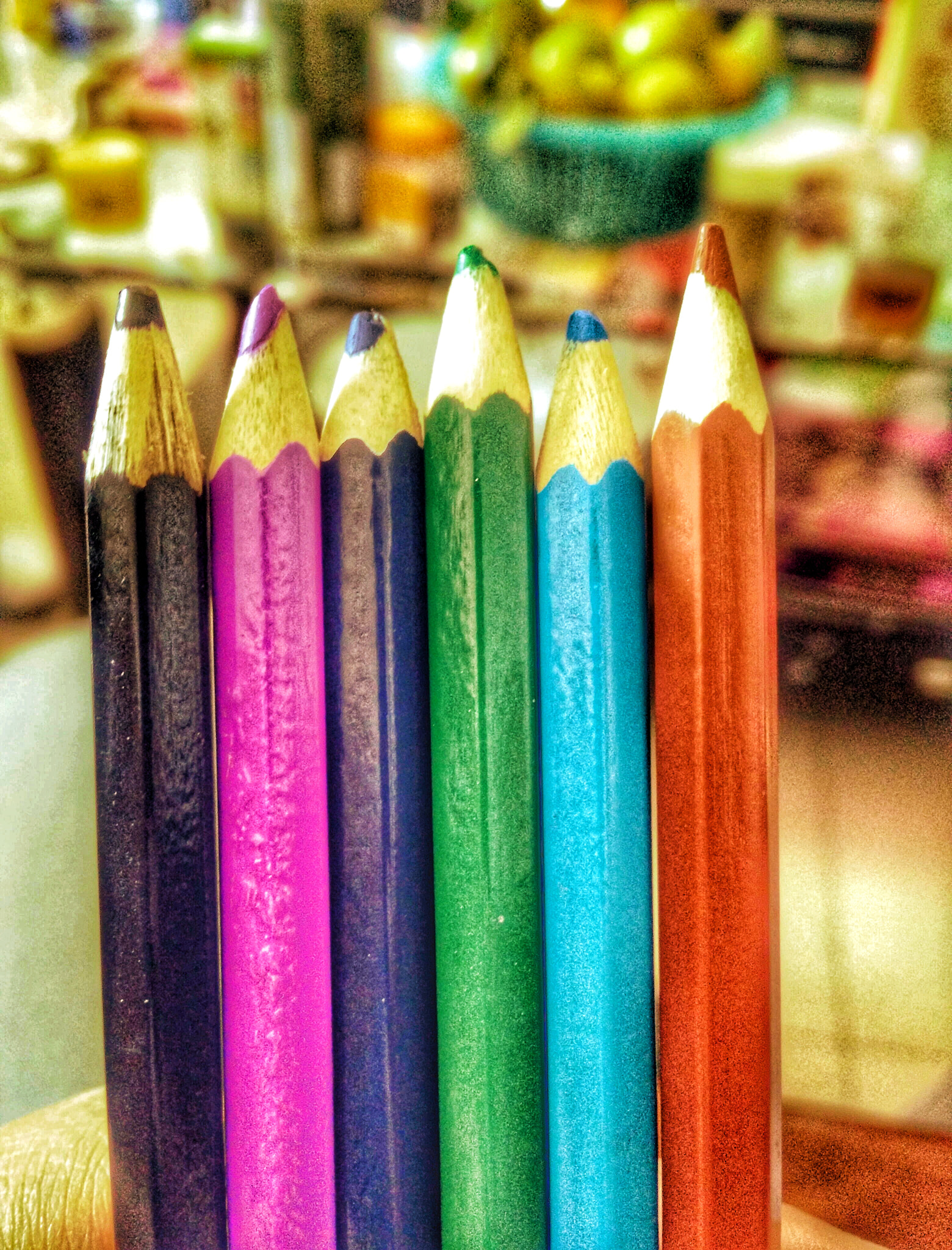 OPPO Find7 sample photo. Colorful pencils photography