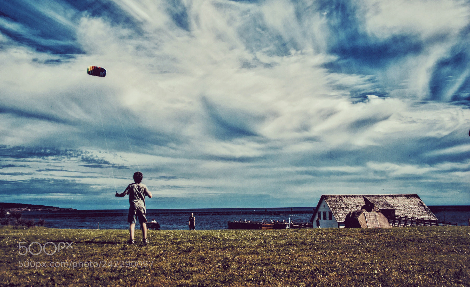 Pentax K10D sample photo. Cerf-volant / kite photography