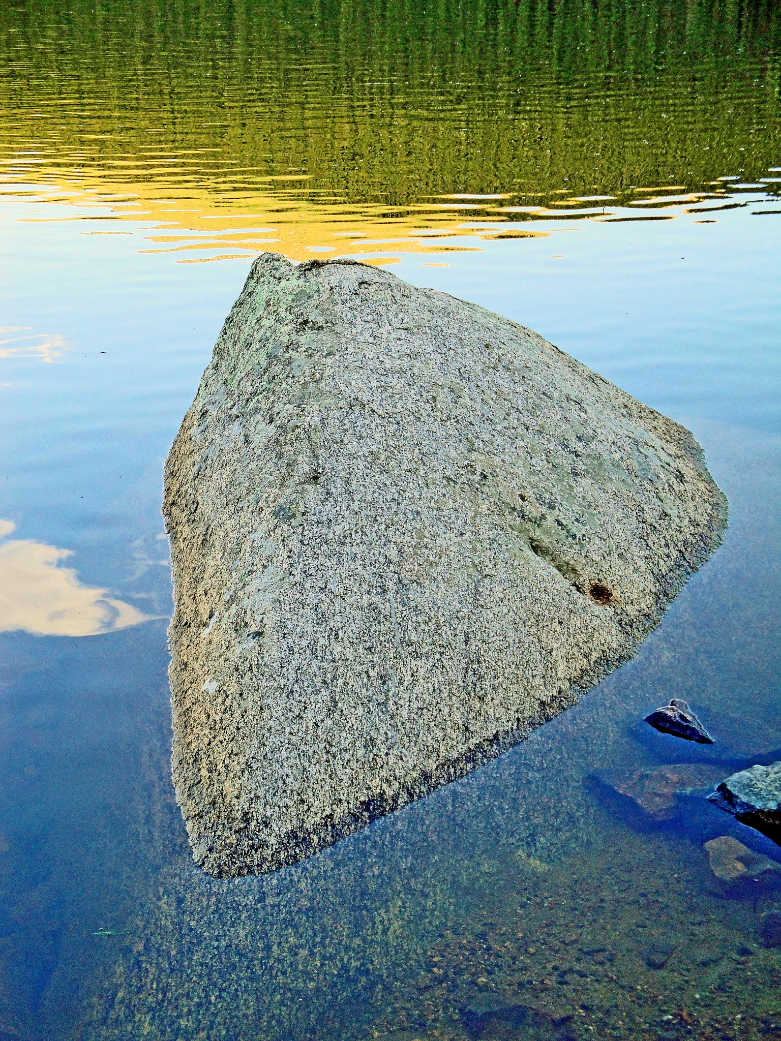 Sony Cyber-shot DSC-W290 sample photo. Boulder at echo lake photography