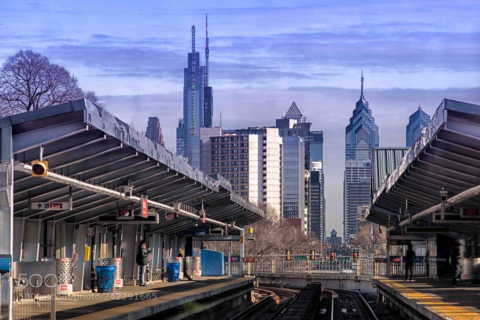 Nikon D810 sample photo. Philly skyline from 46th photography