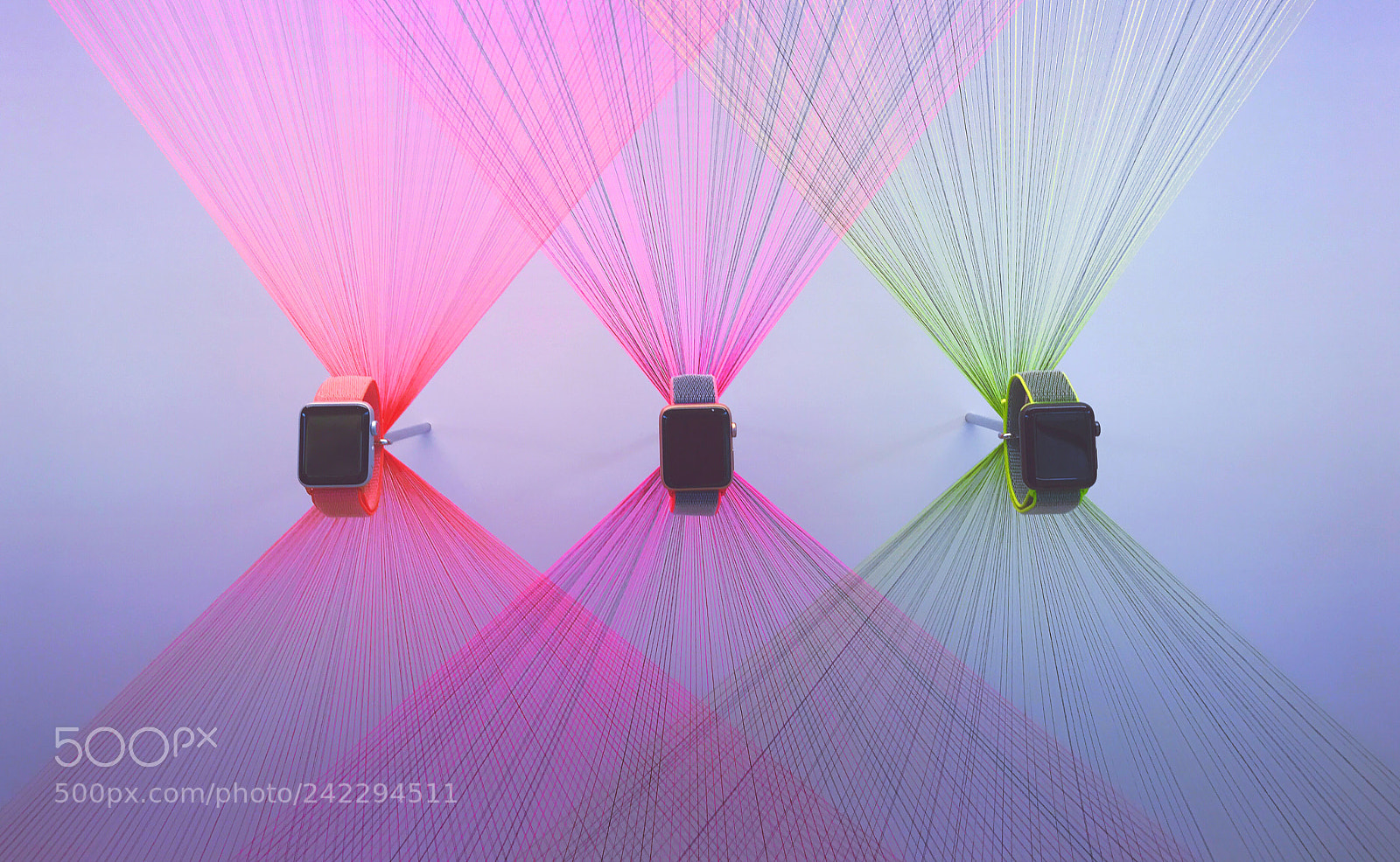 Apple iPhone 7 sample photo. Watch string patterns photography
