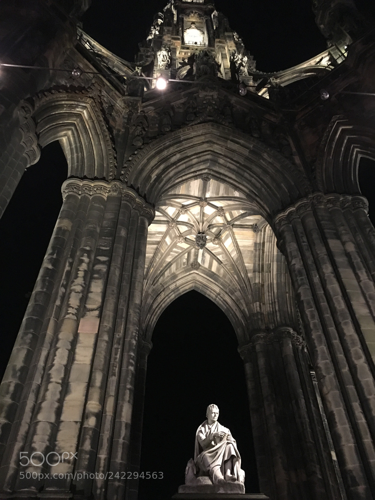 Apple iPhone 6s sample photo. Walter scott’s monument photography