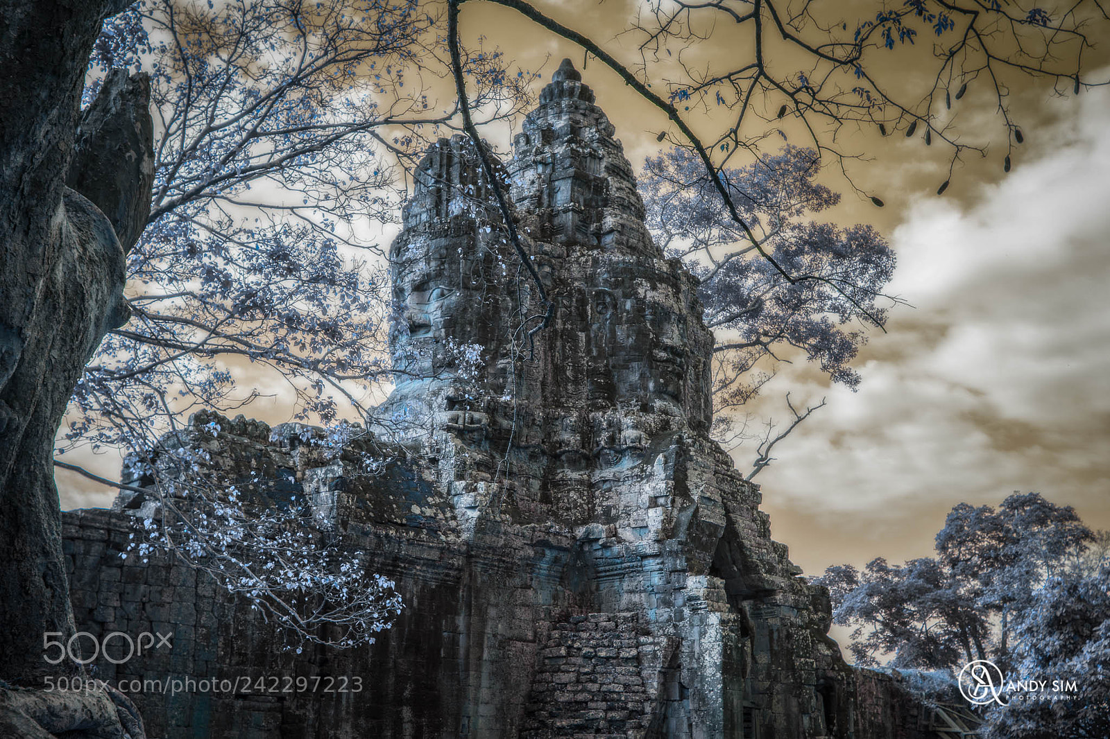 Nikon D7100 sample photo. Bayon temple angkor thom photography
