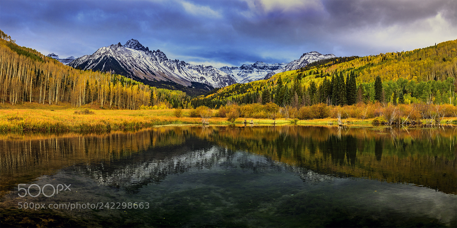 Nikon D810 sample photo. Sneffels reflection photography