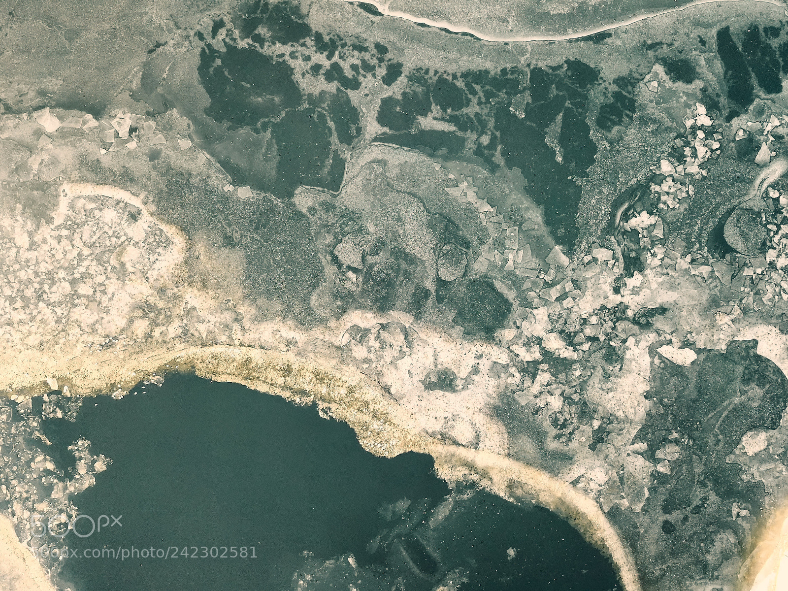 DJI FC220 sample photo. Ice sculptures photography