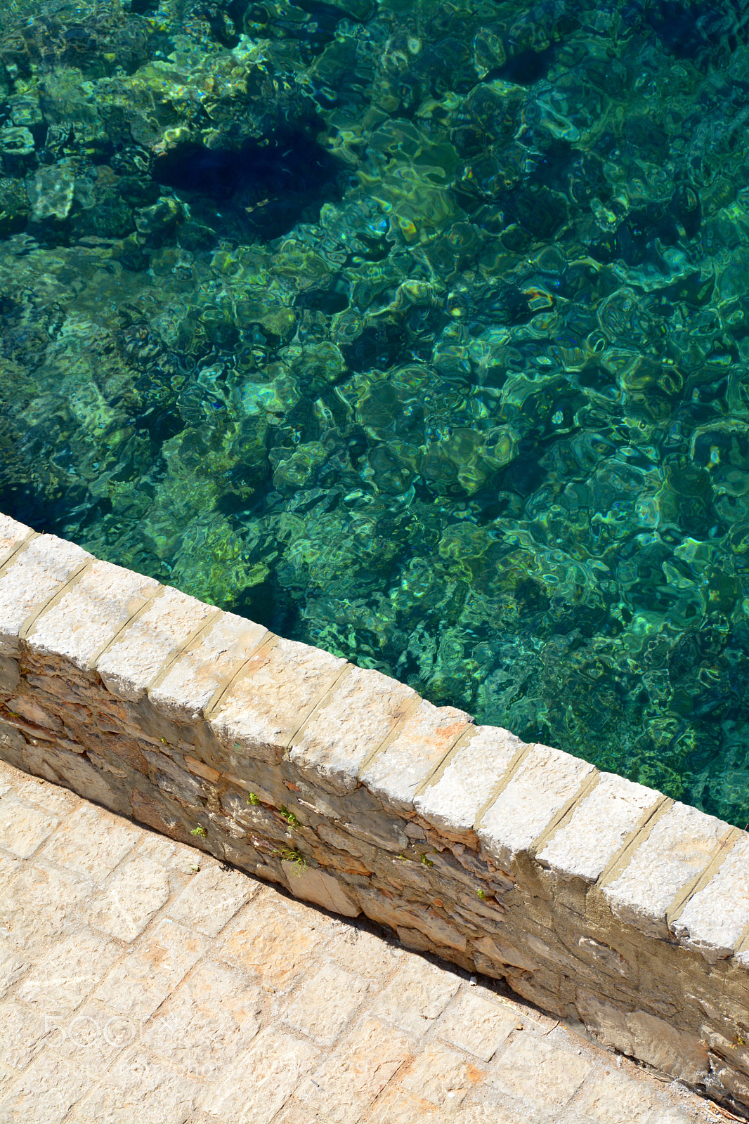 Nikon D5200 sample photo. Water and stone, hydra photography
