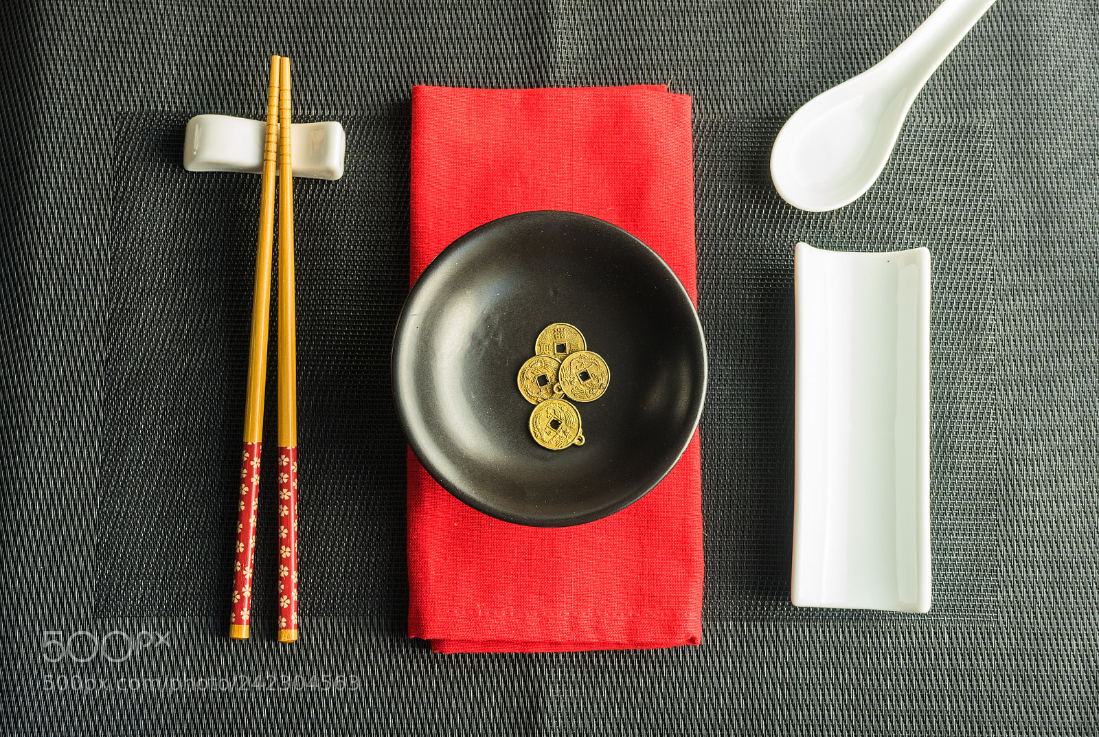 Sony a7 sample photo. Table setting with chopsticks photography