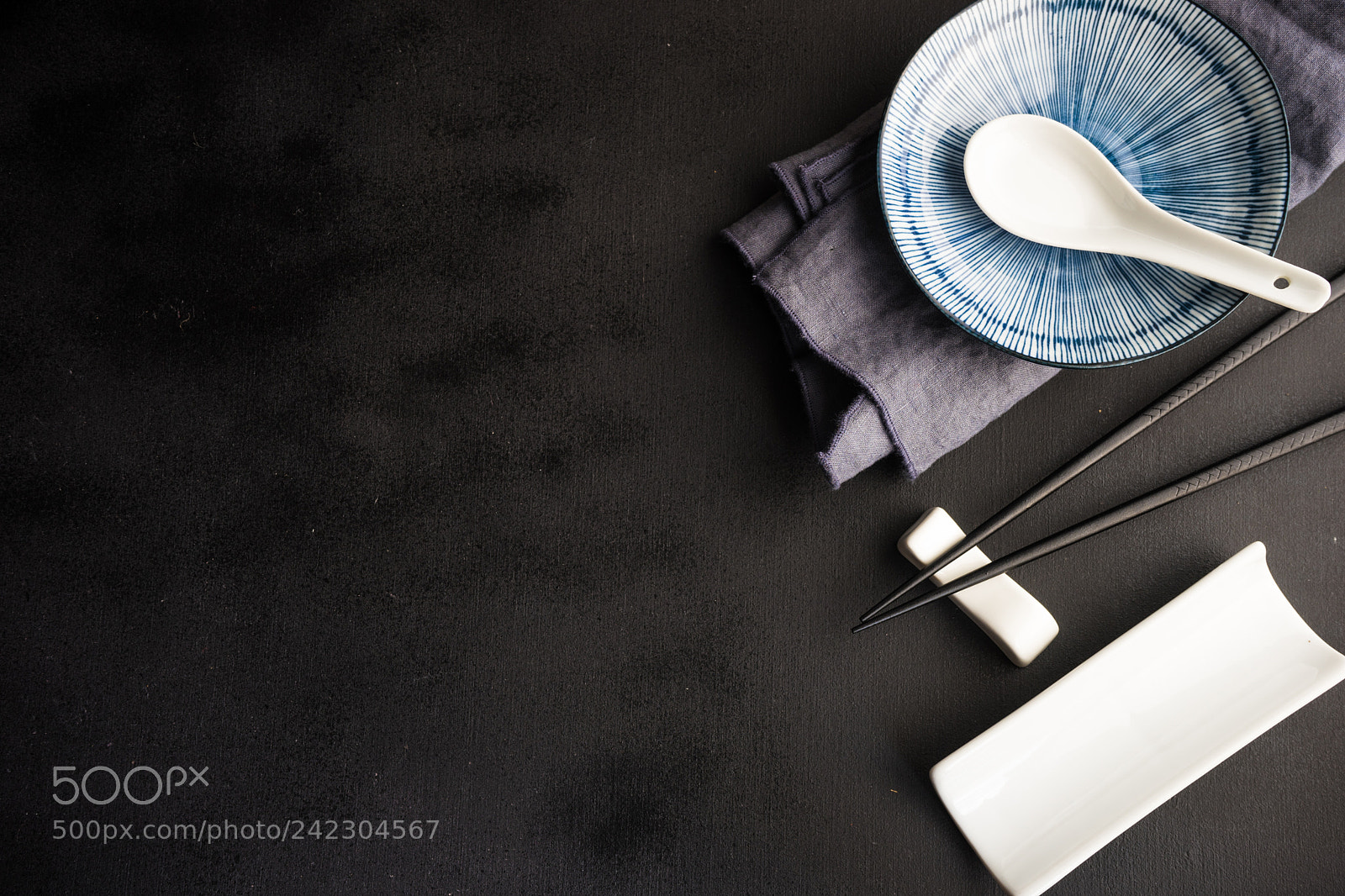 Sony a7 sample photo. Table setting with chopsticks photography