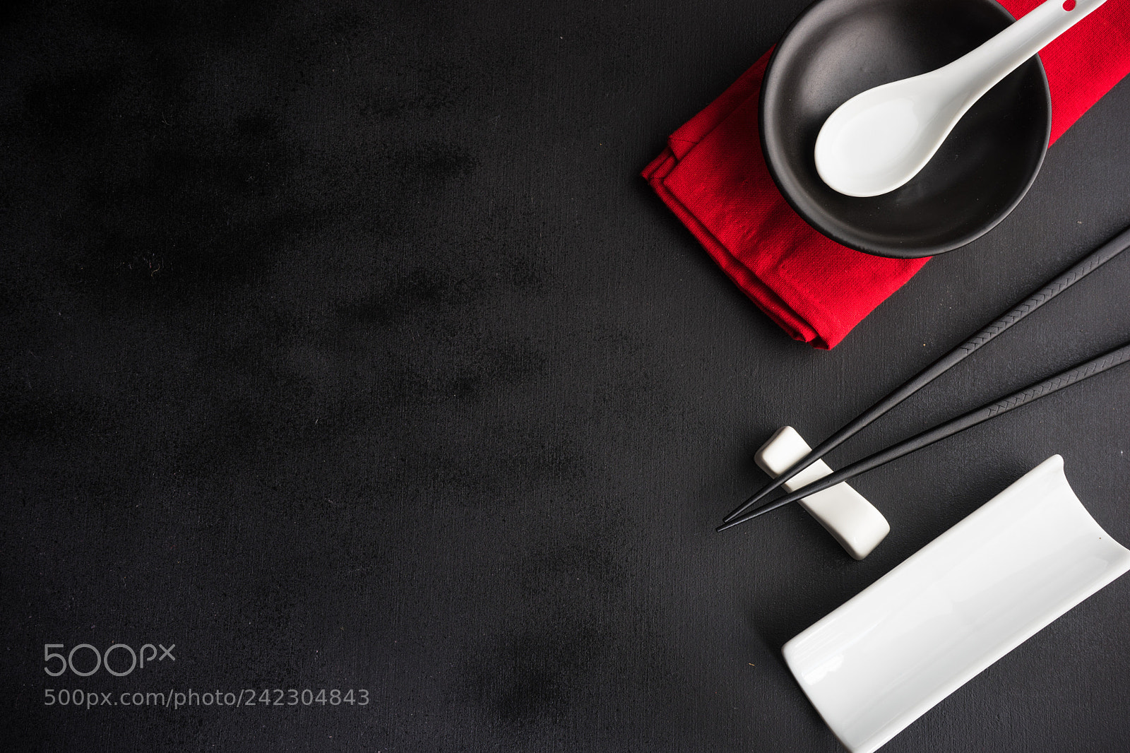 Sony a7 sample photo. Table setting with chopsticks photography