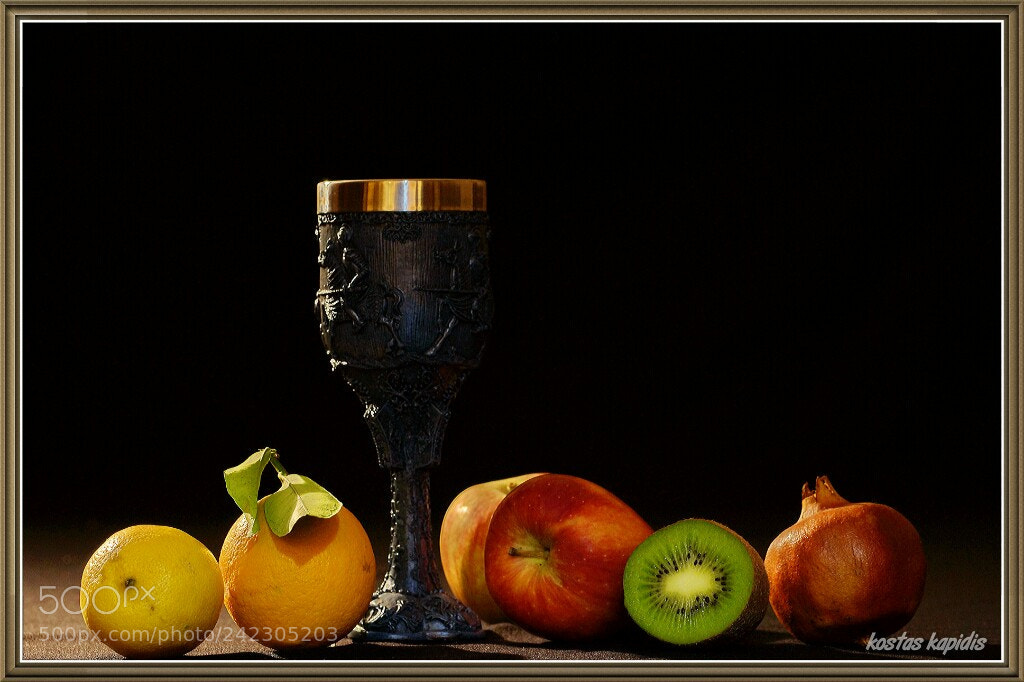 Sony SLT-A77 sample photo. Fruits and wine photography