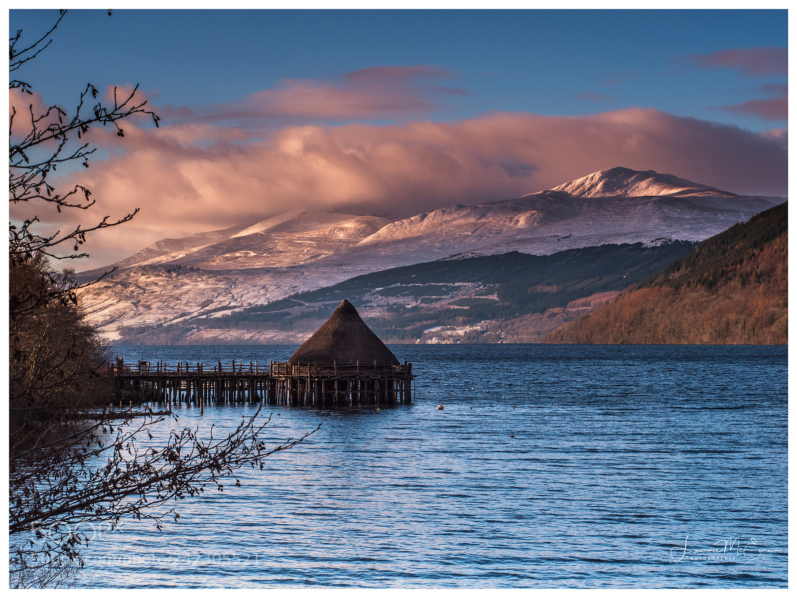 Olympus OM-D E-M1 Mark II sample photo. Loch tay crannog to photography