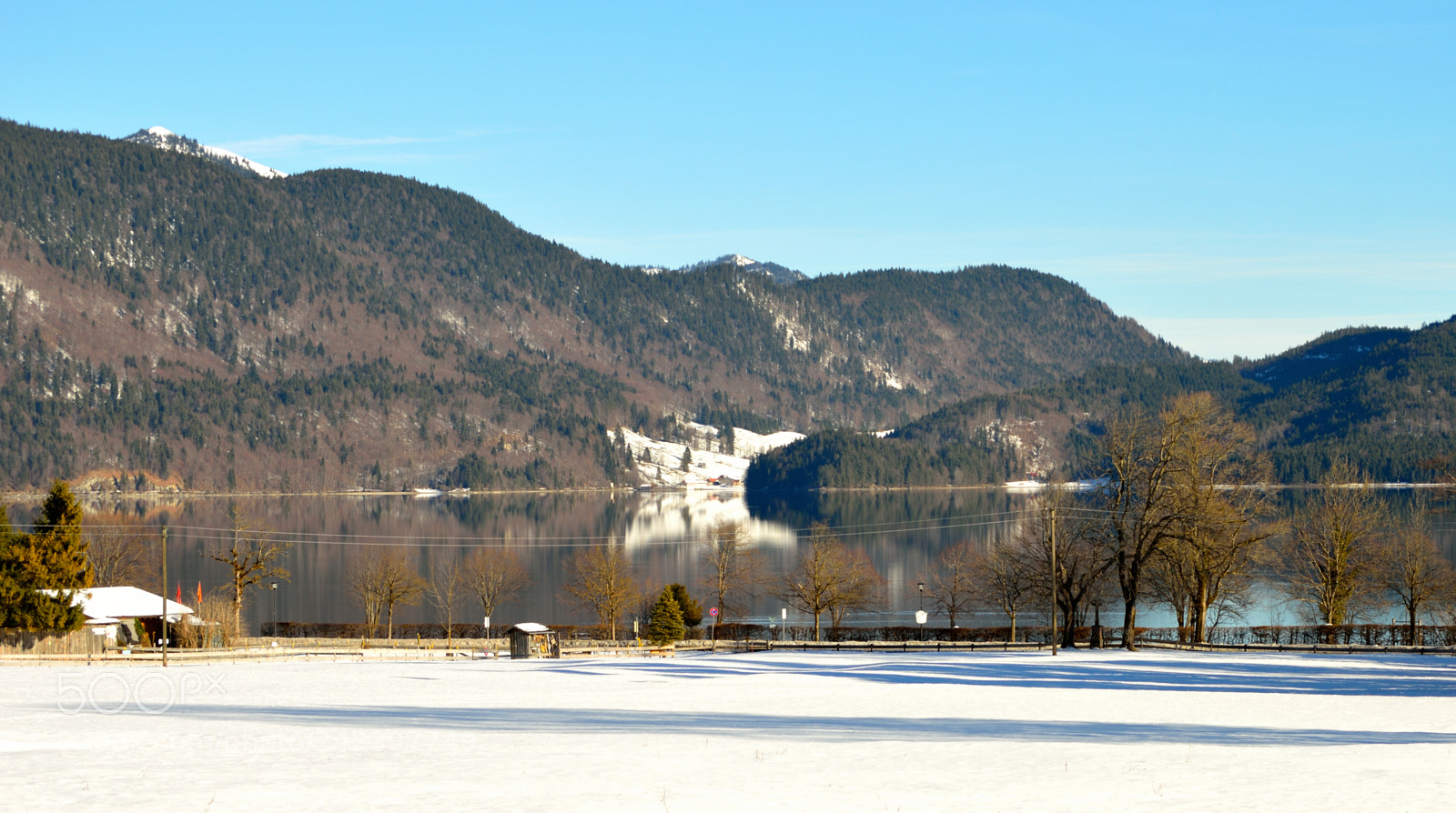 Nikon D3200 sample photo. Winter colors - walchensee photography