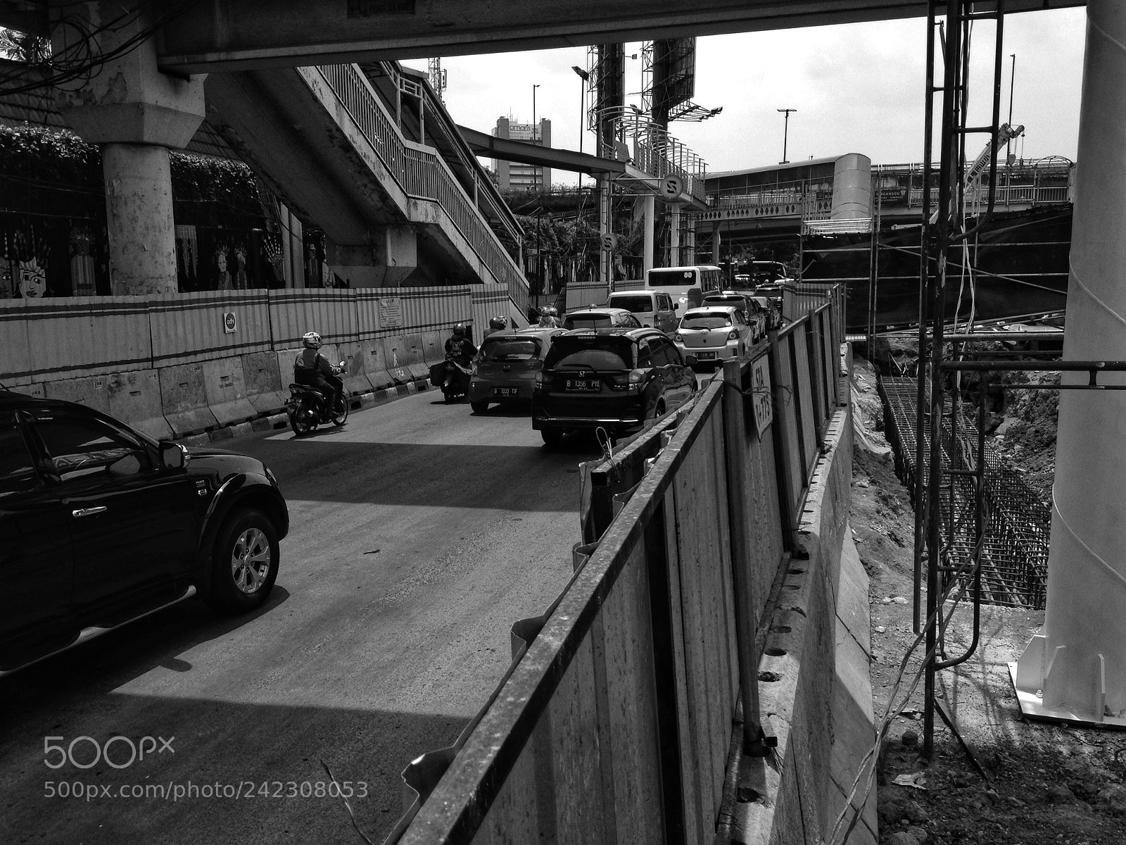 Apple iPhone 5c sample photo. Jakarta is under development. photography