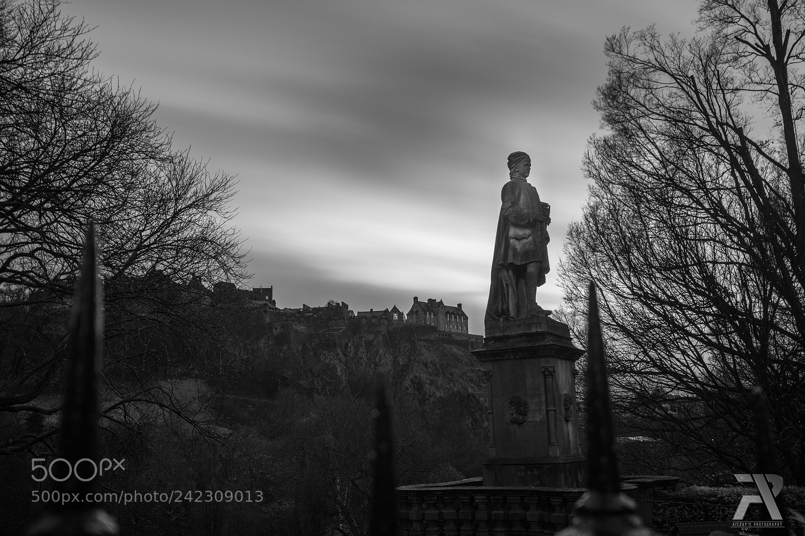 Nikon D7200 sample photo. Edinburgh in black & white photography