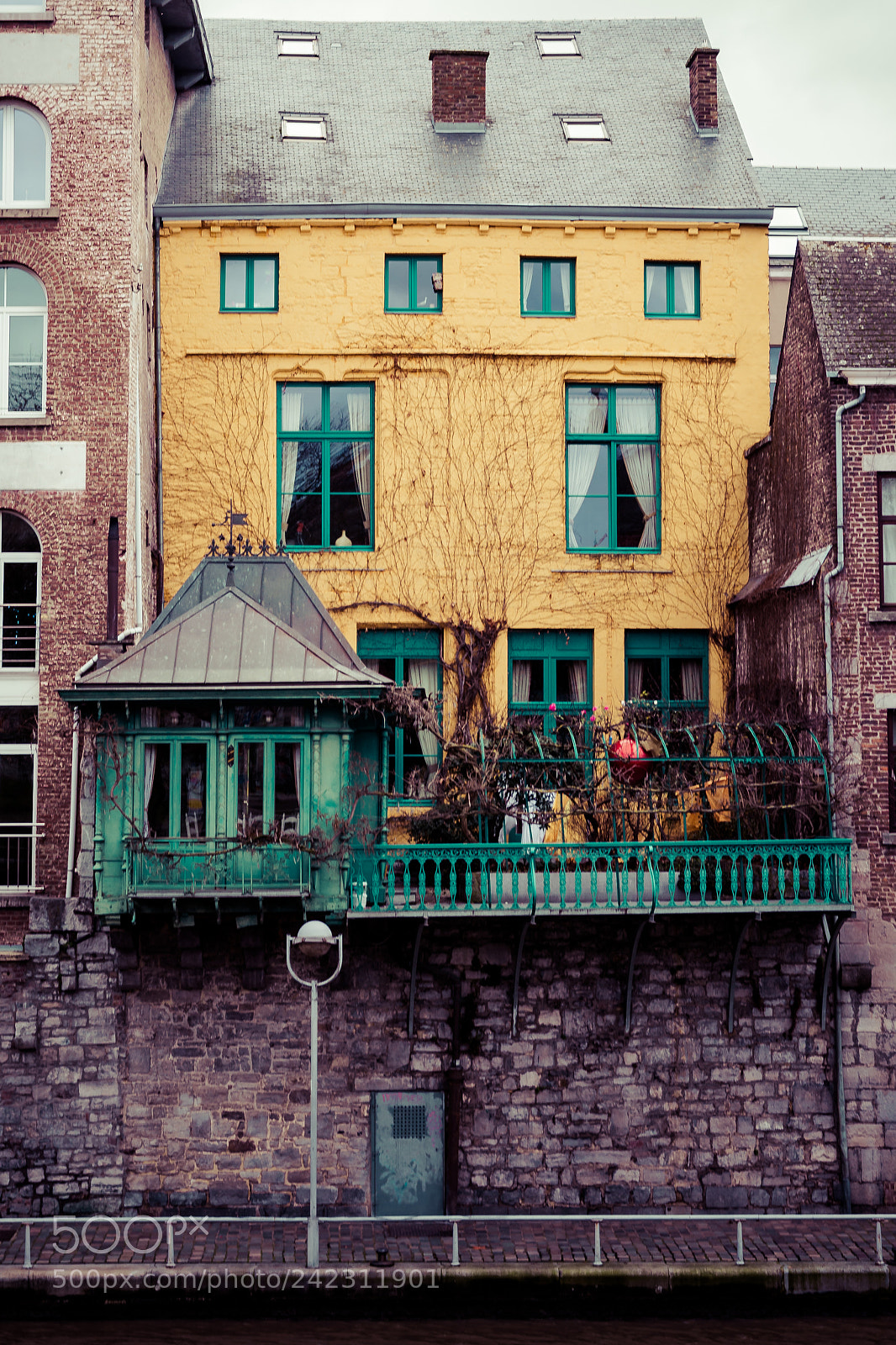 Nikon D7100 sample photo. Yellow house photography