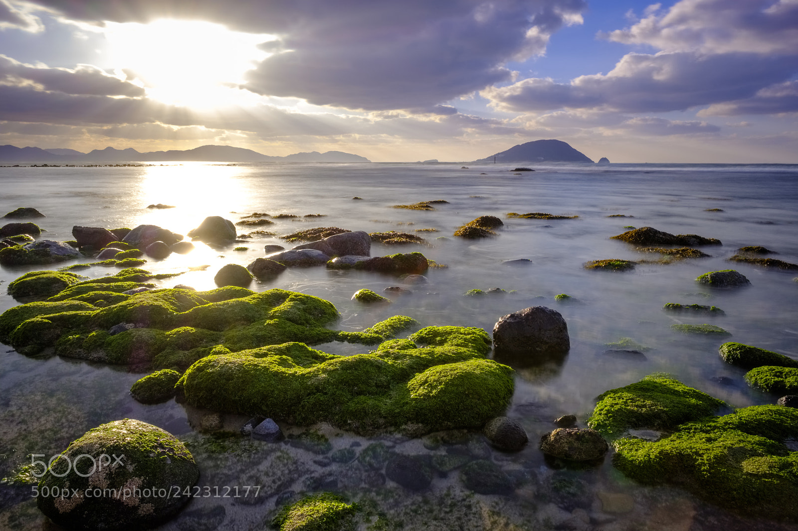 Fujifilm X-T2 sample photo. Shikanoshima pre-sunset photography
