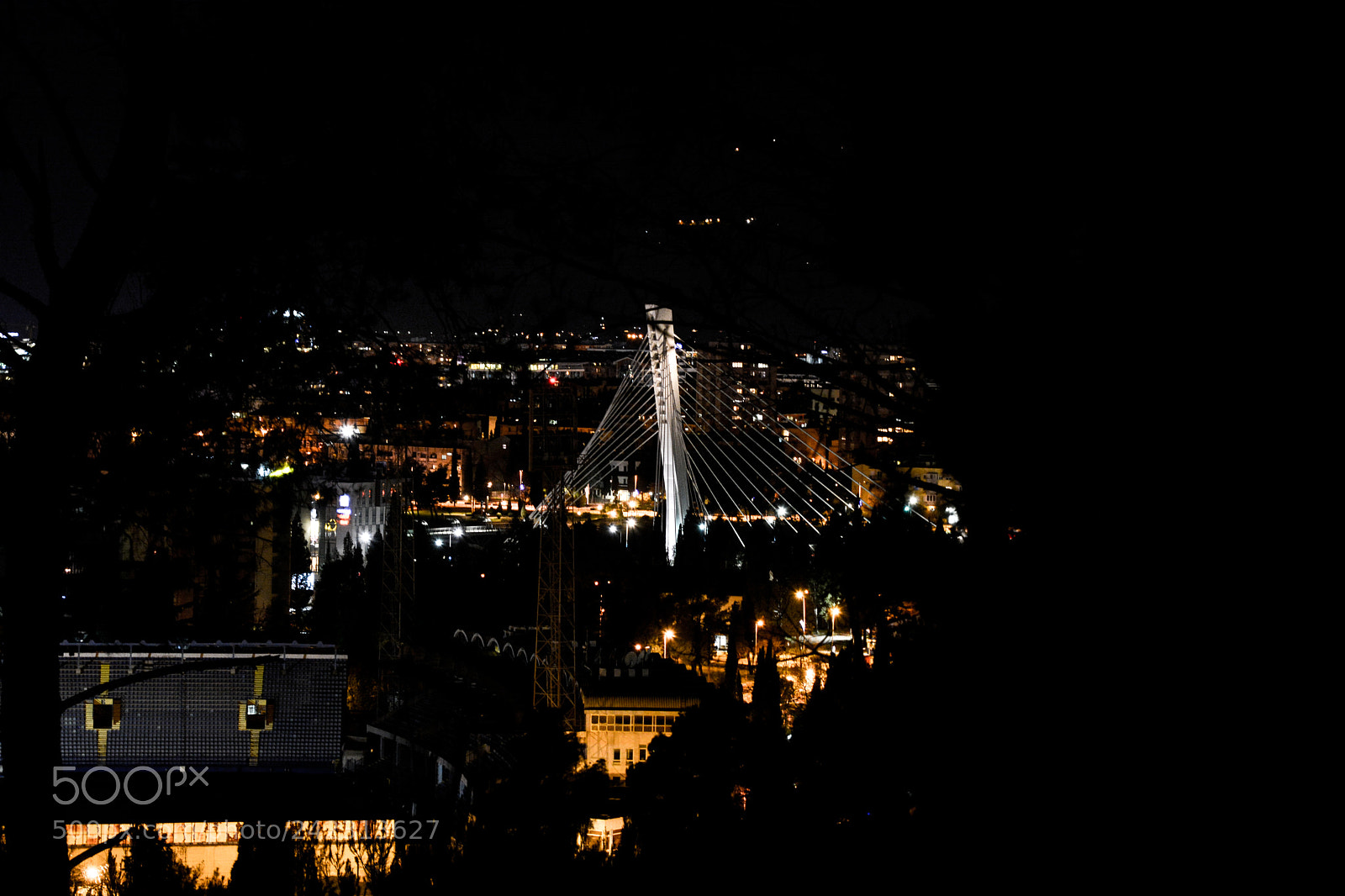 Nikon D7100 sample photo. Podgorica by night fm photography