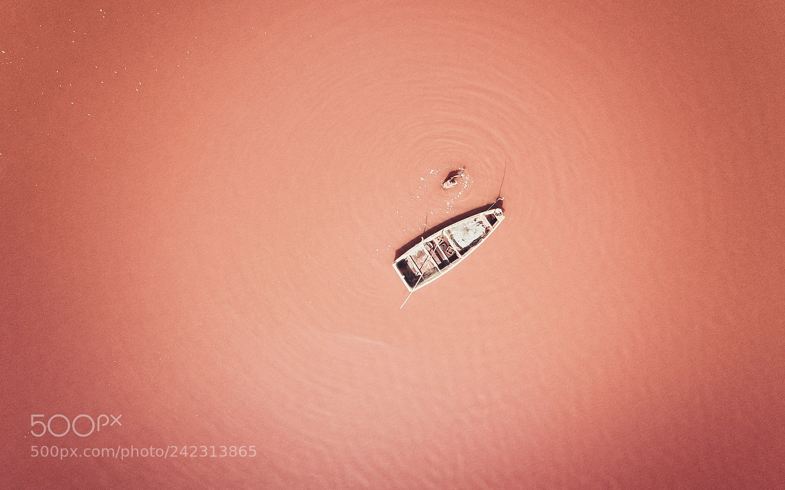 DJI FC220 sample photo. Senegal, lac rose photography
