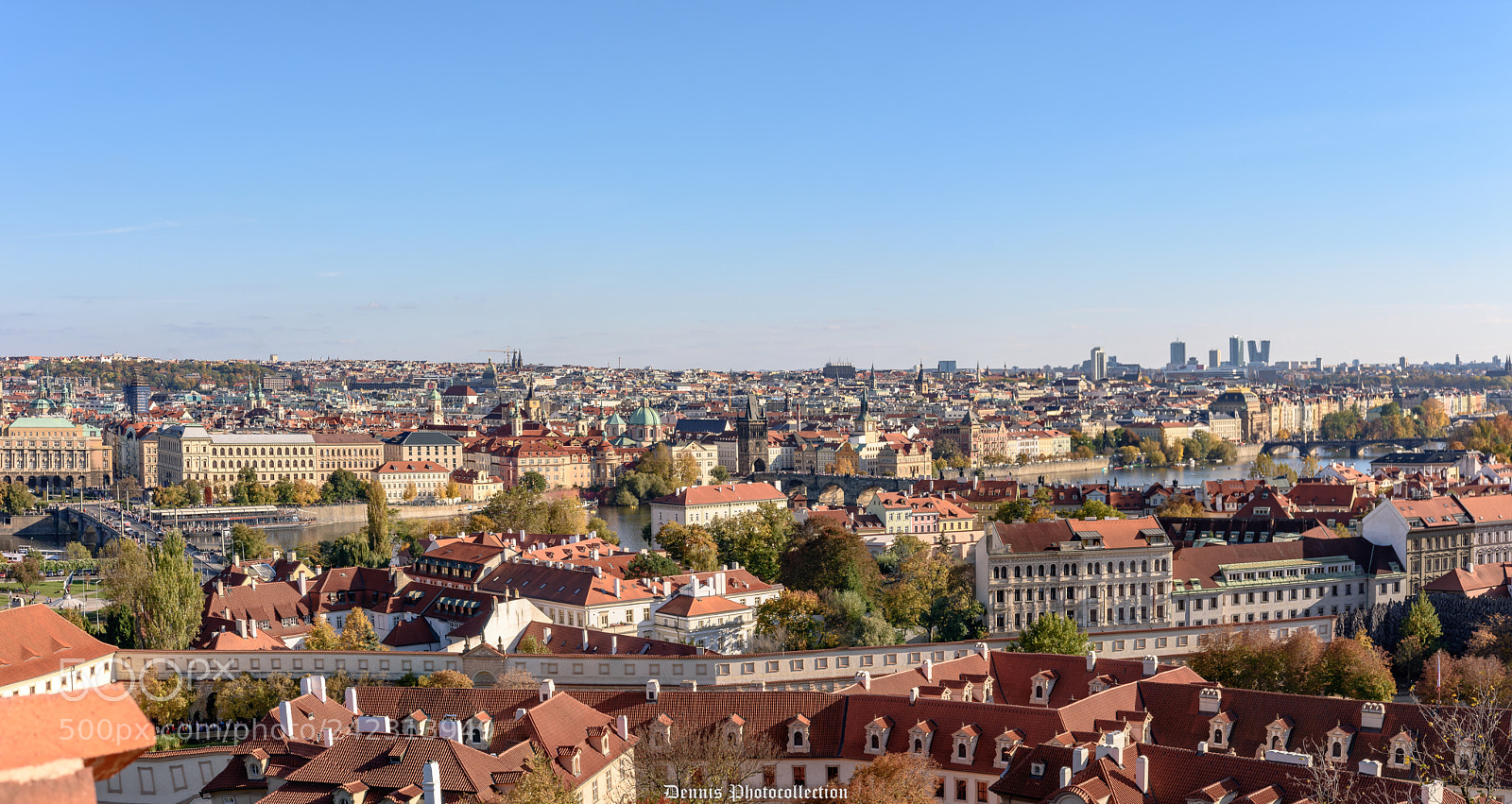 Nikon D7200 sample photo. Panorama view at prague photography