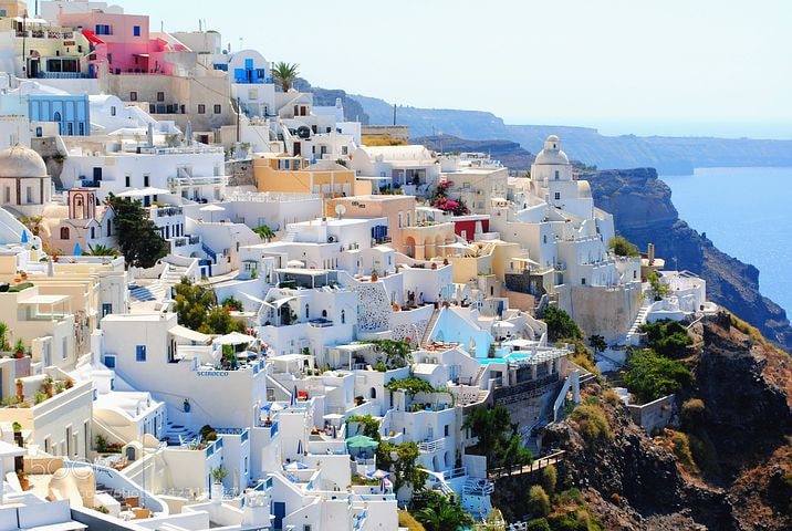Nikon D3000 sample photo. Santorini photography