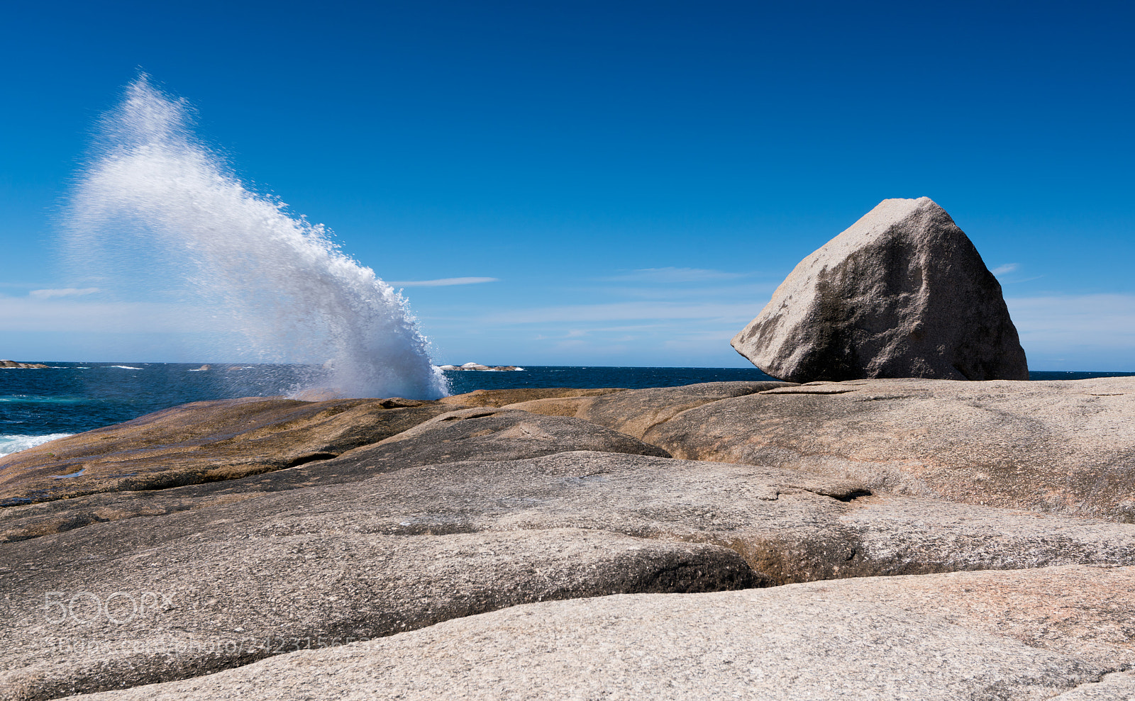 Sony a99 II sample photo. Bicheno blowhole, tasmania photography