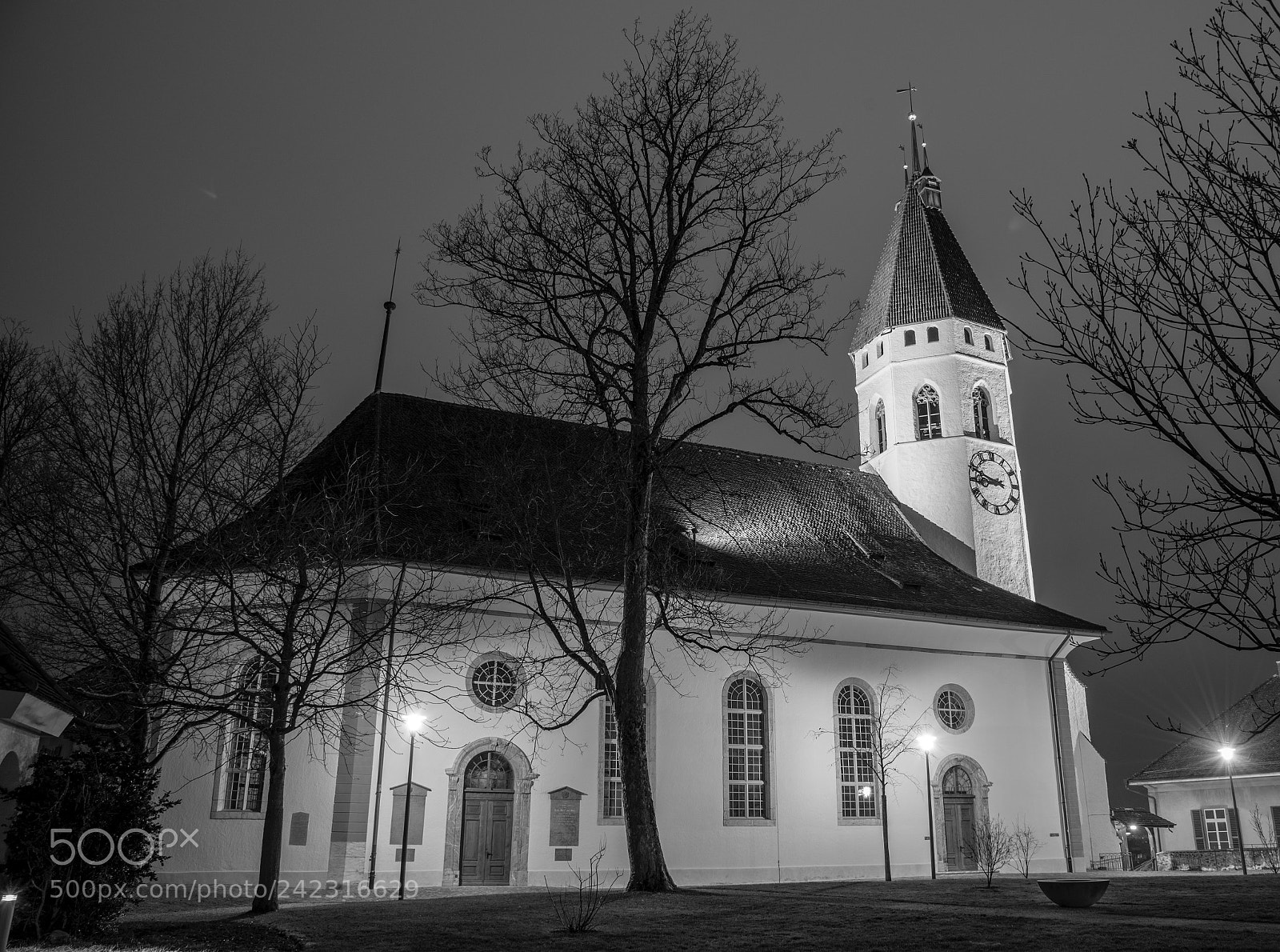 Nikon D750 sample photo. Castle church thun photography