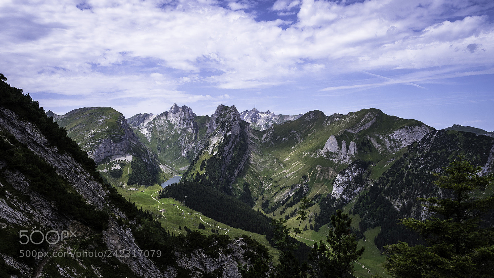 Olympus PEN E-PL7 sample photo. View to fälensee photography