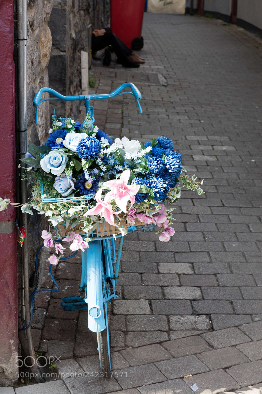 Canon EOS 5DS R sample photo. Bike with flowers photography