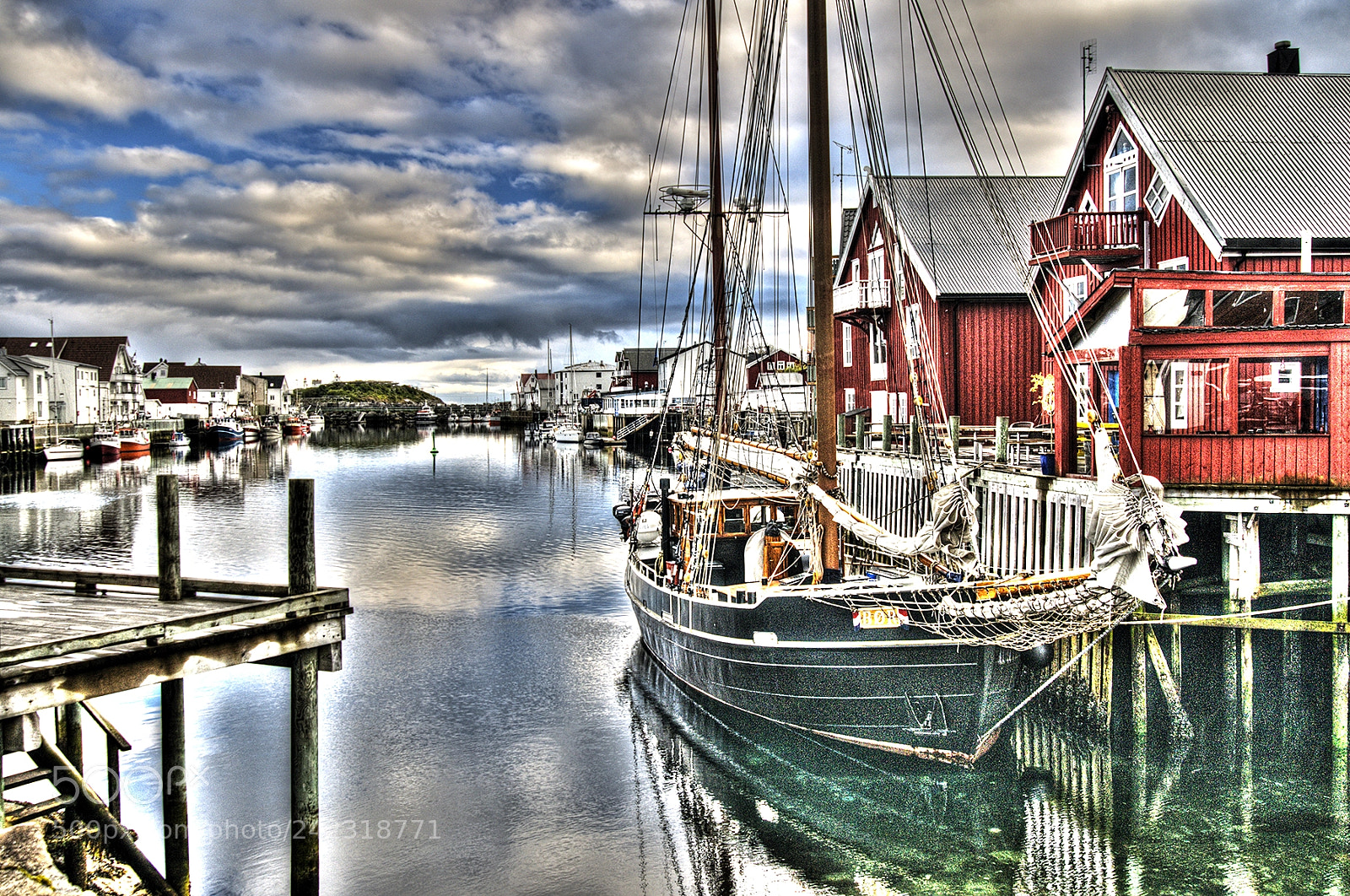 Nikon D300 sample photo. Henningsvær, lofoten photography