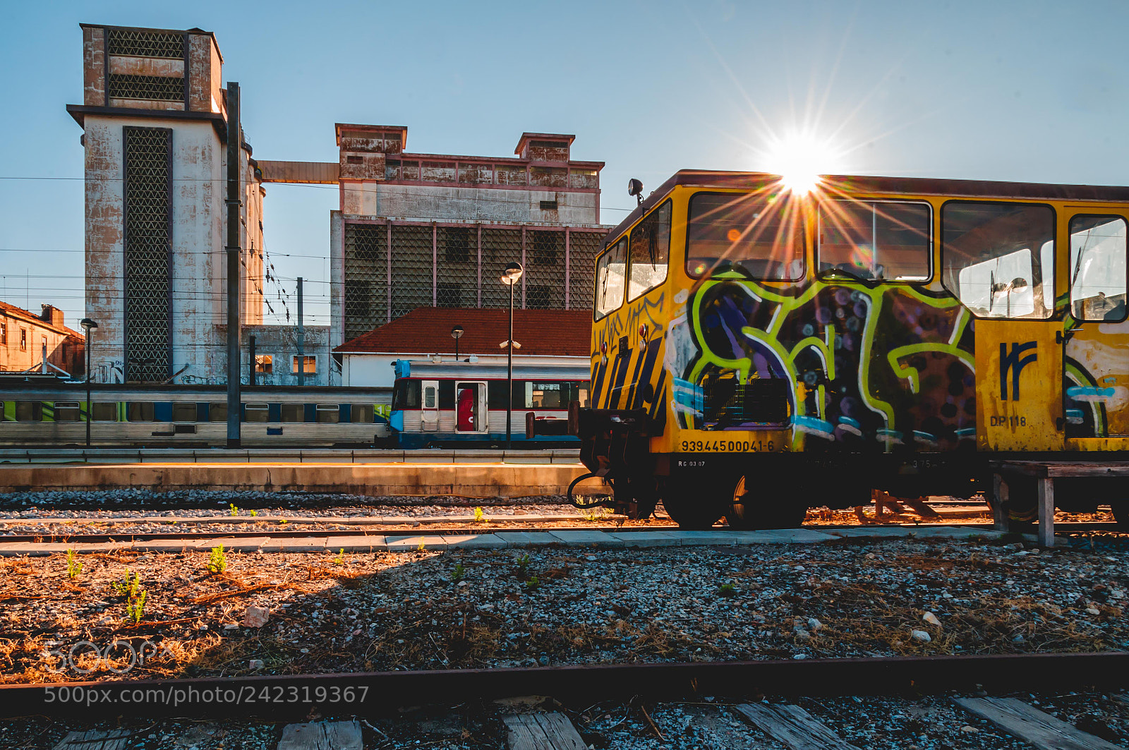 Nikon D300 sample photo. Old train photography