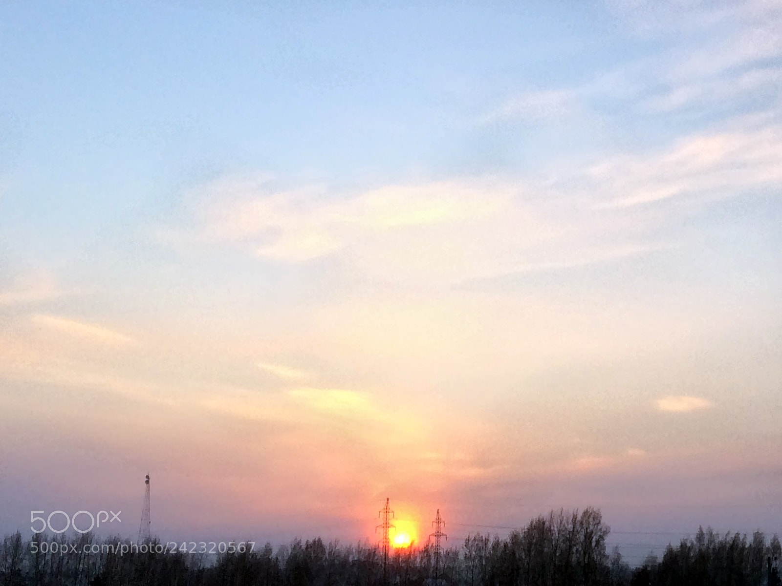 Apple iPhone 5s sample photo. The fiery sunset photography