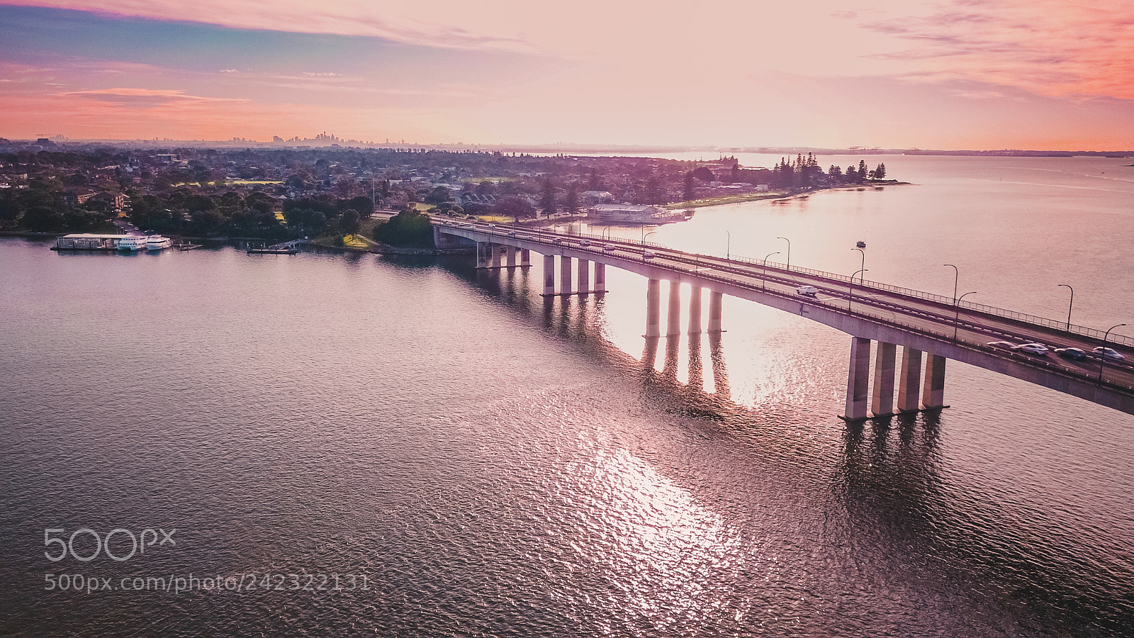 DJI FC220 sample photo. Captain cook bridge photography