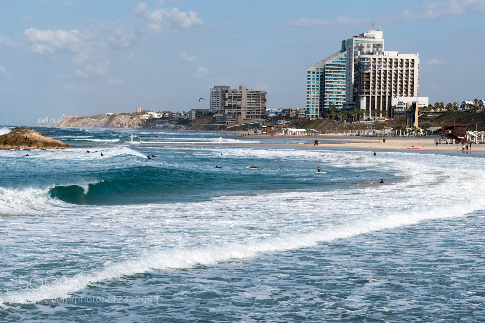 Nikon D5600 sample photo. Surfers at herzliya beach photography