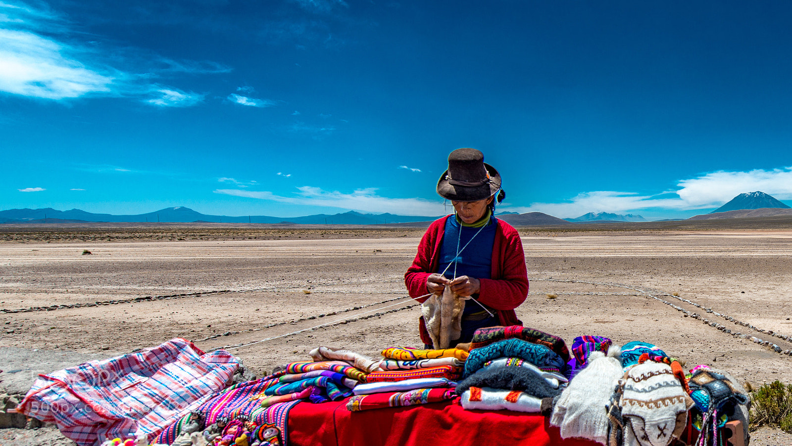 Nikon D800 sample photo. Saleswoman in altiplano photography