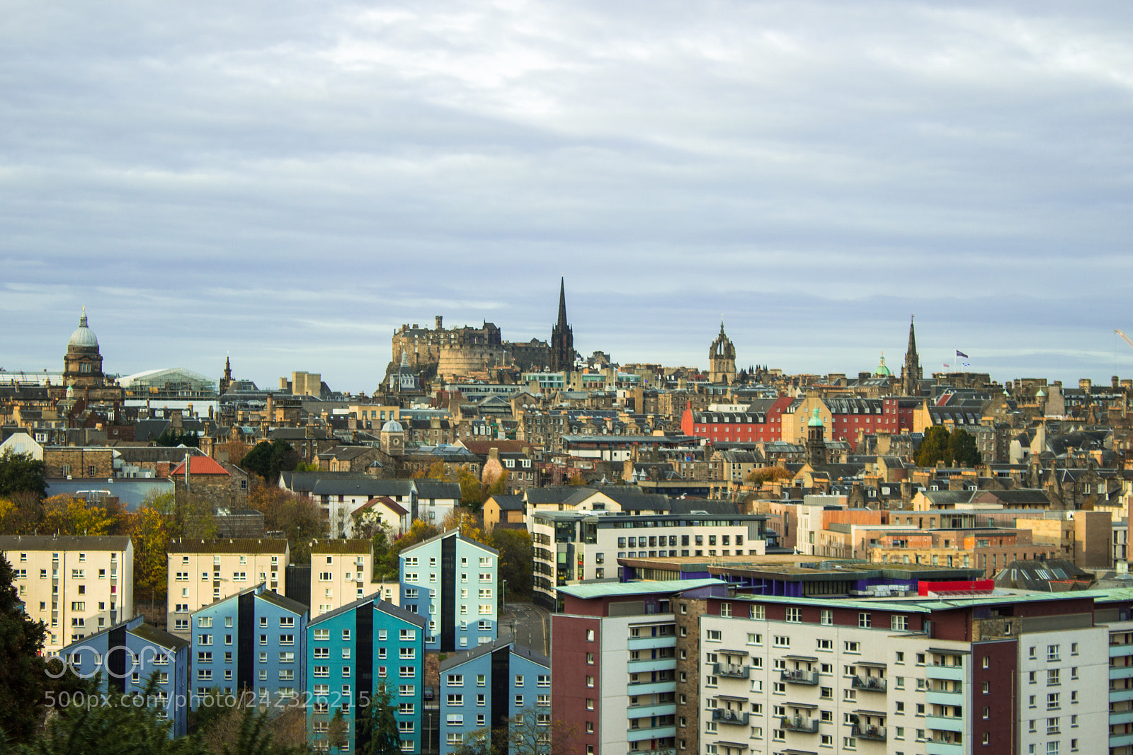 Canon EOS 100D (EOS Rebel SL1 / EOS Kiss X7) sample photo. Edinburgh city scape photography