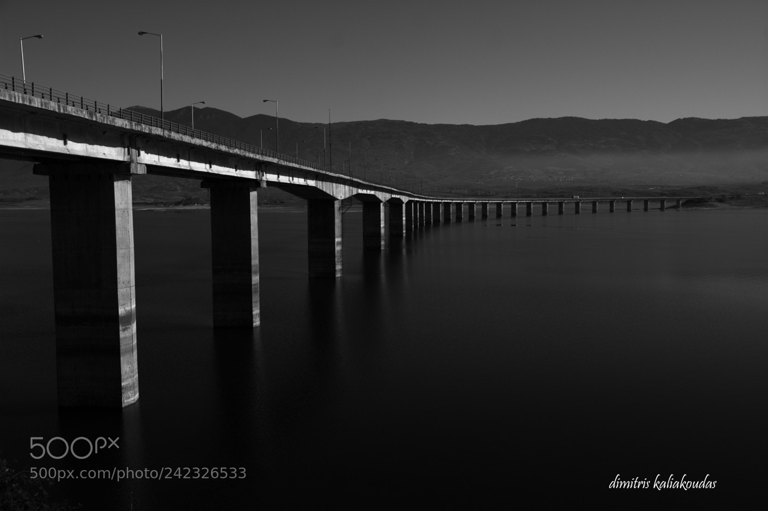 Nikon D7100 sample photo. Lake polyfytos bridge. photography