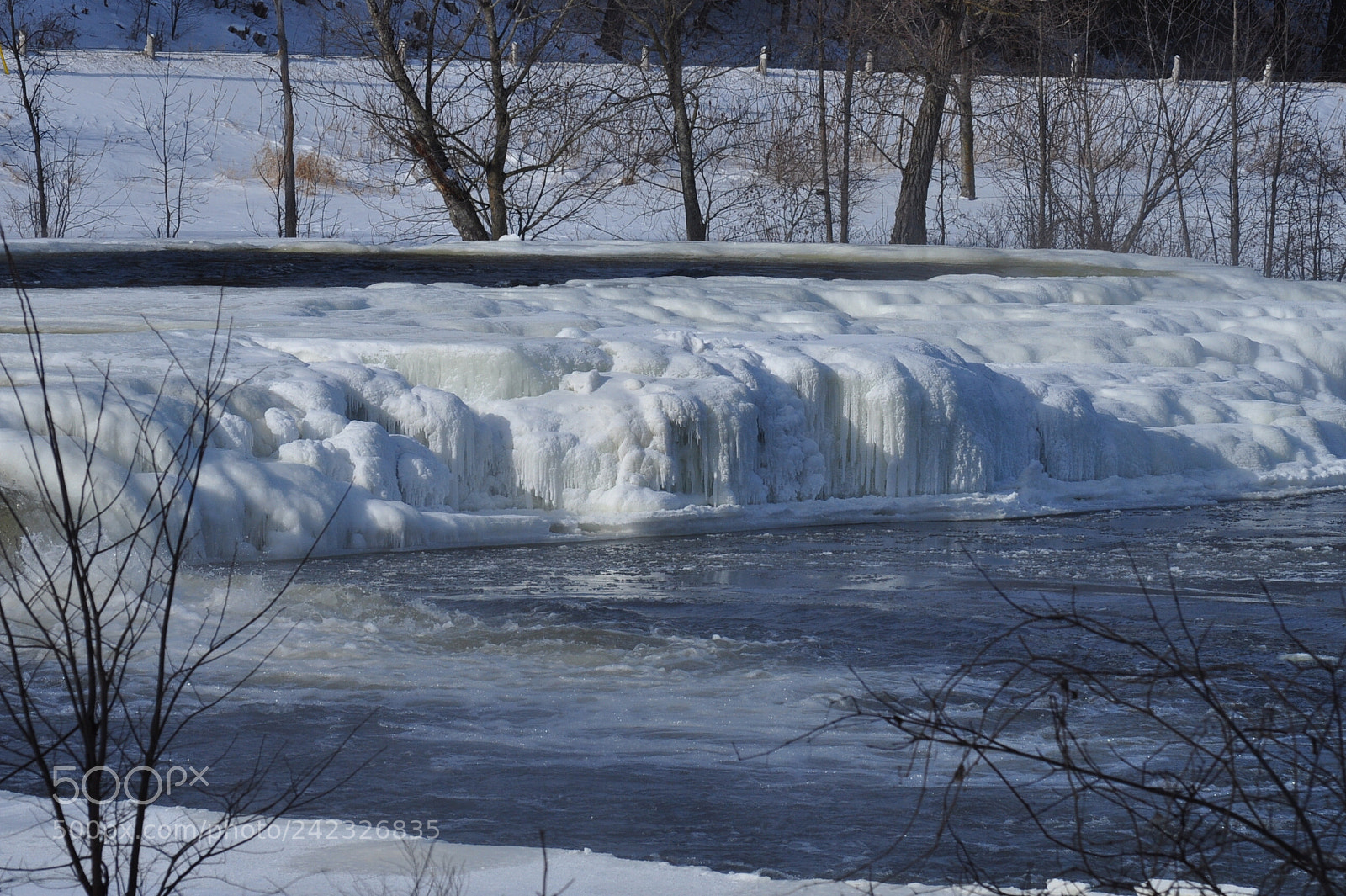 Nikon D5000 sample photo. Ice wall photography