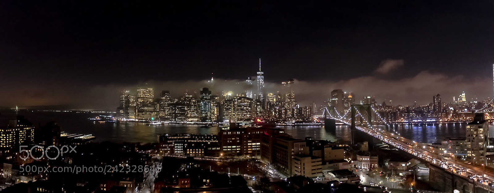 Nikon D500 sample photo. Foggy night photography