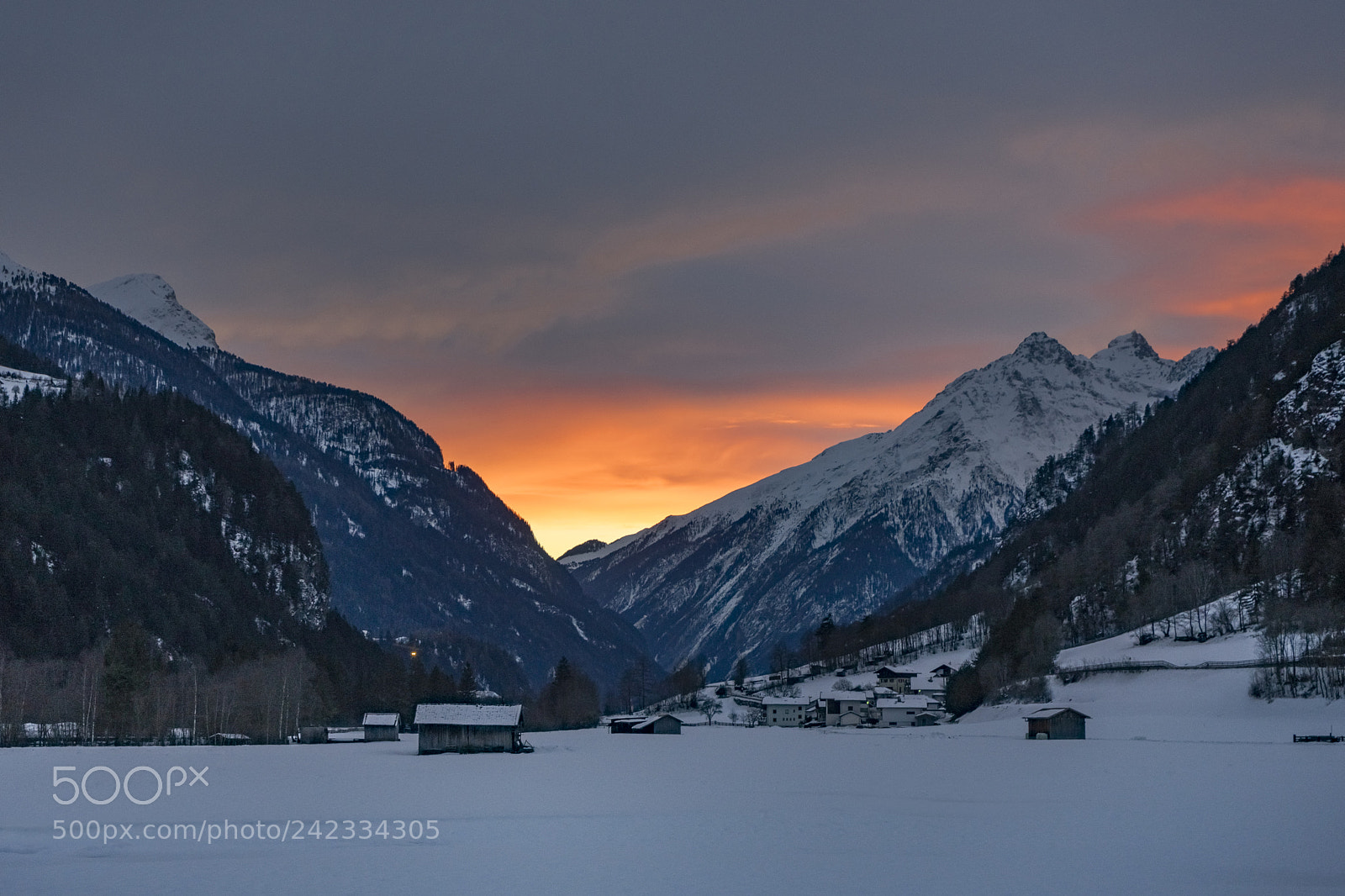 Sony a7 II sample photo. Sunset in tyrol photography