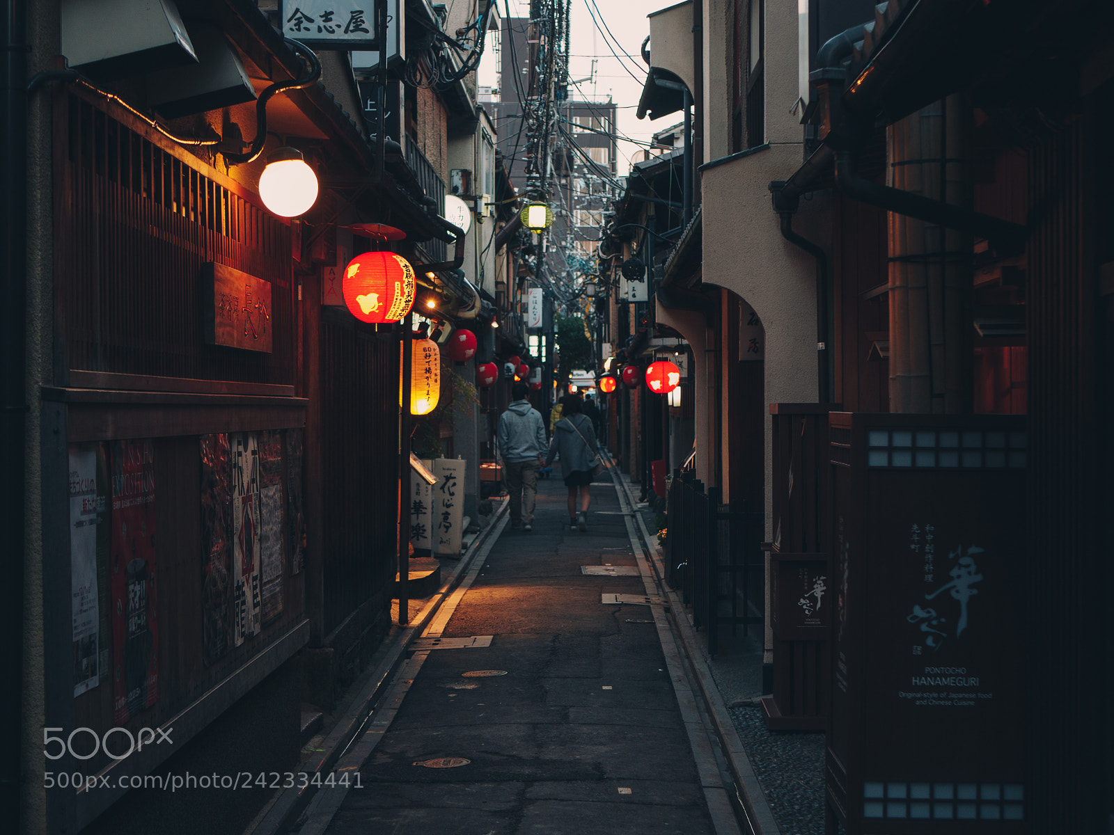 Olympus OM-D E-M10 sample photo. Gion alley photography