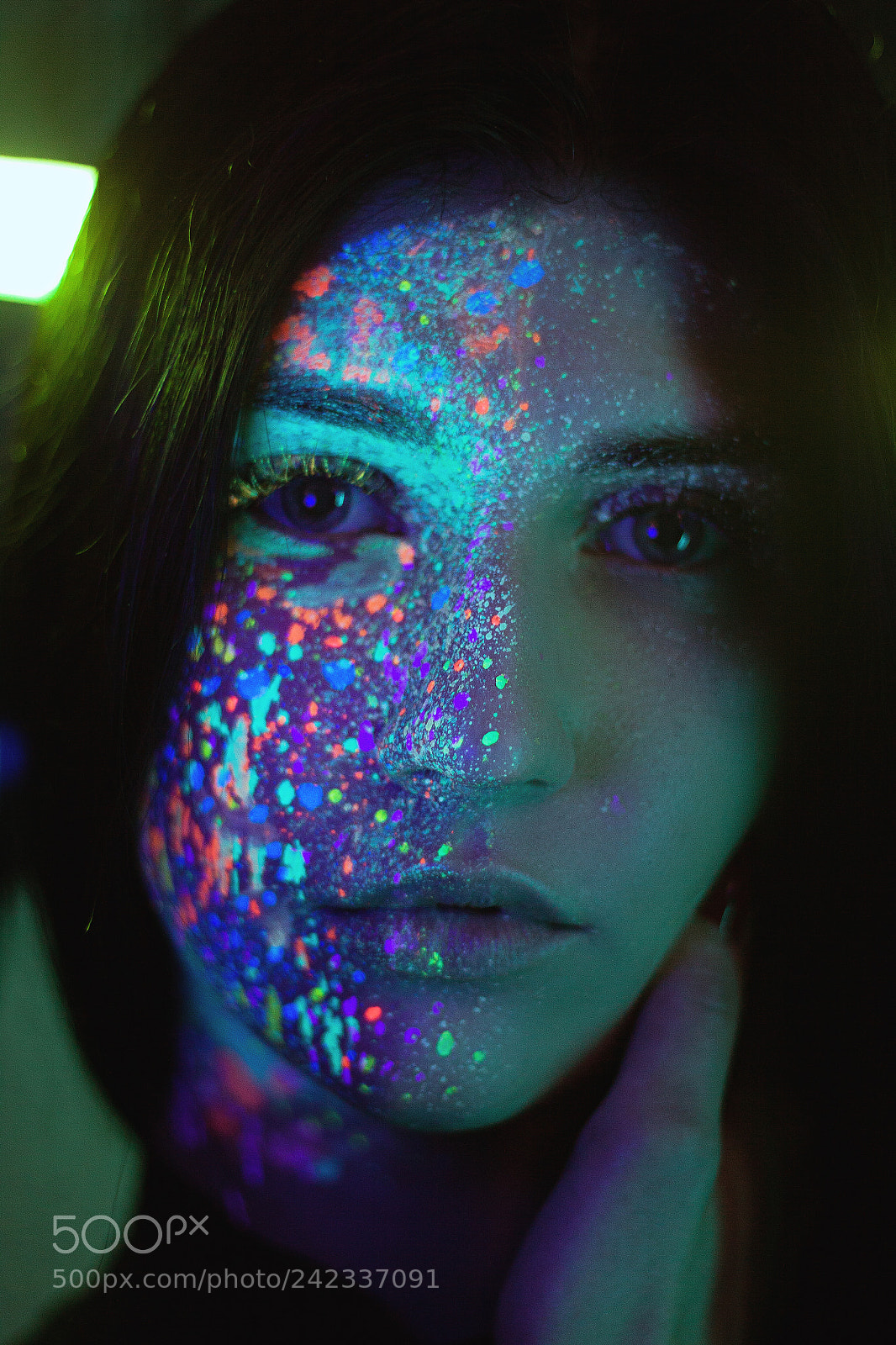 Canon EOS 50D sample photo. Neon paint photography