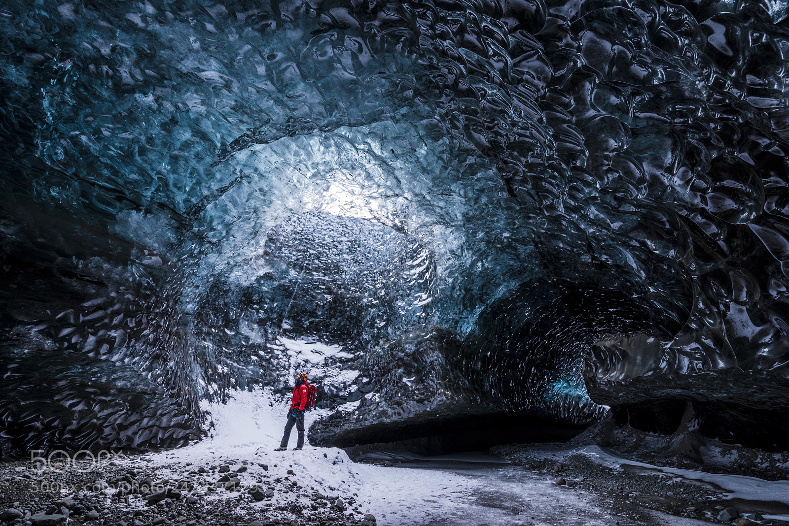 Pentax K-1 sample photo. Under the glacier photography