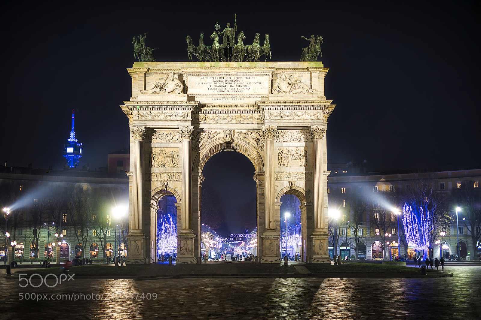 Sony a7 II sample photo. Arco della pace photography