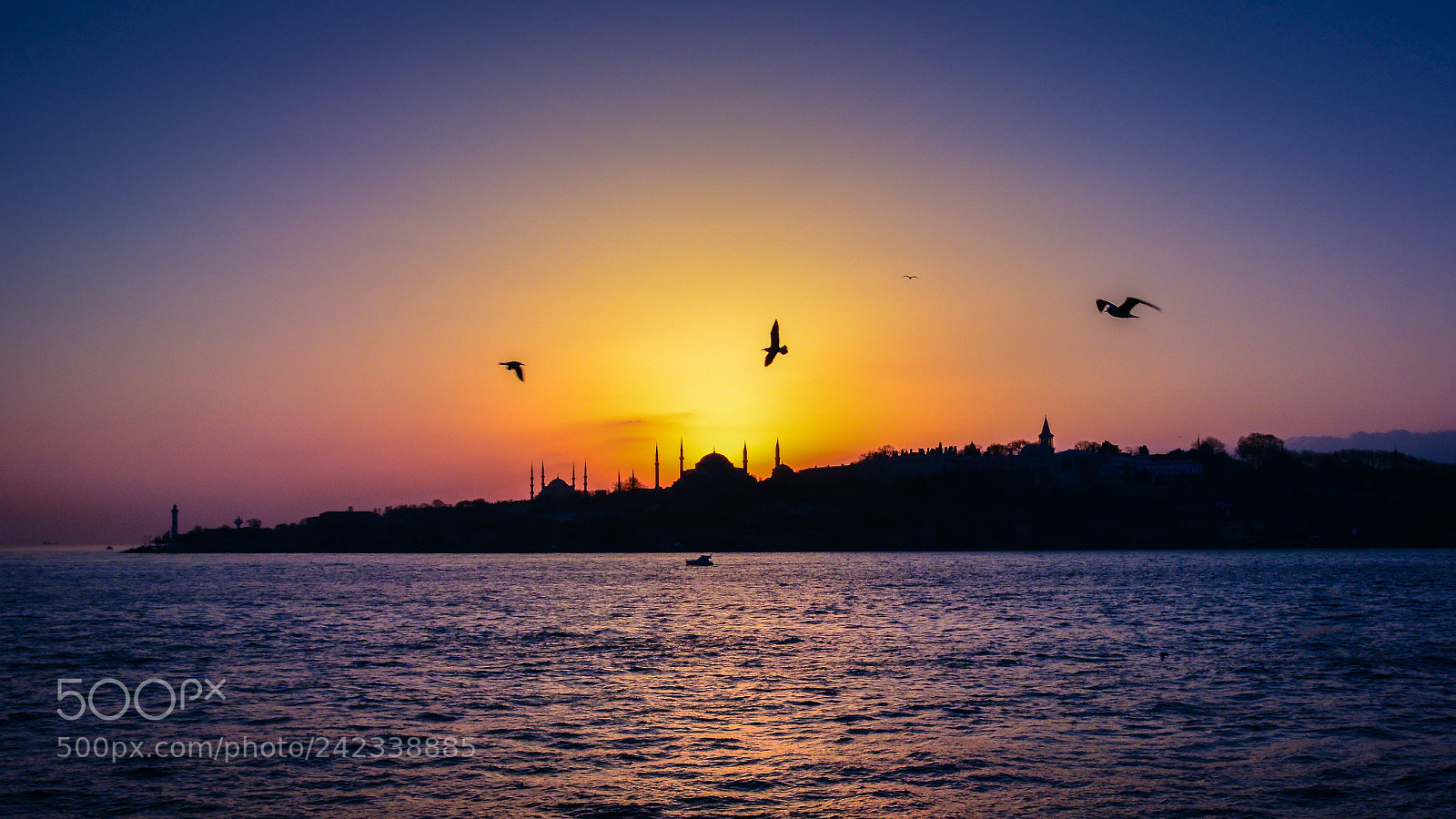 Nikon D7100 sample photo. Sunset at bosphorus photography