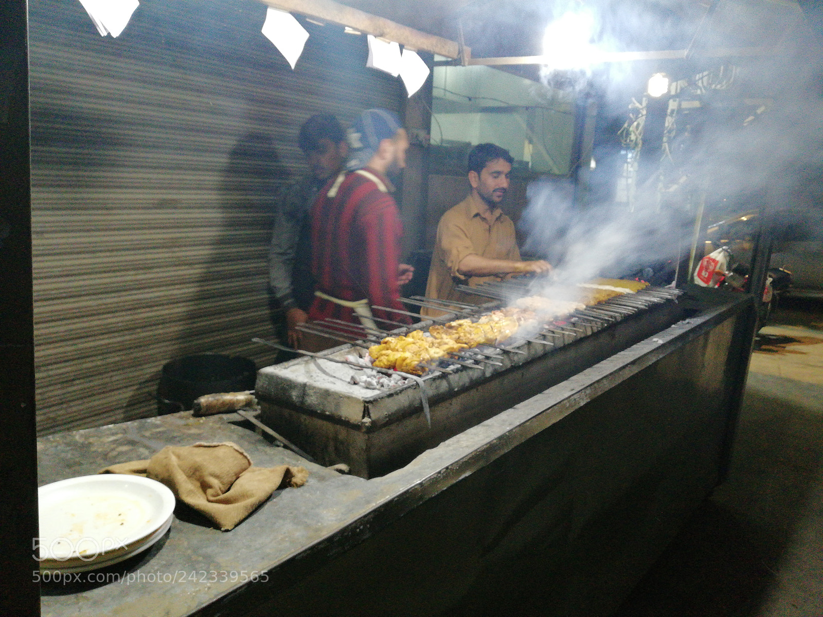 HUAWEI Mate 10 Lite sample photo. Seekh kabab and chicken photography