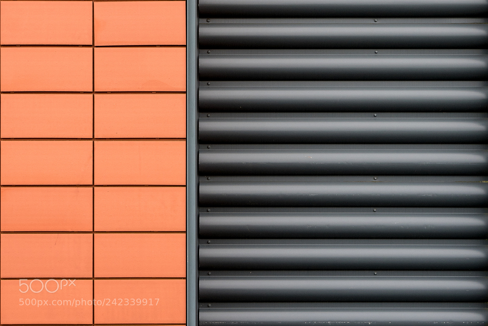 Panasonic Lumix DMC-LX100 sample photo. Abstract orange  and grey photography