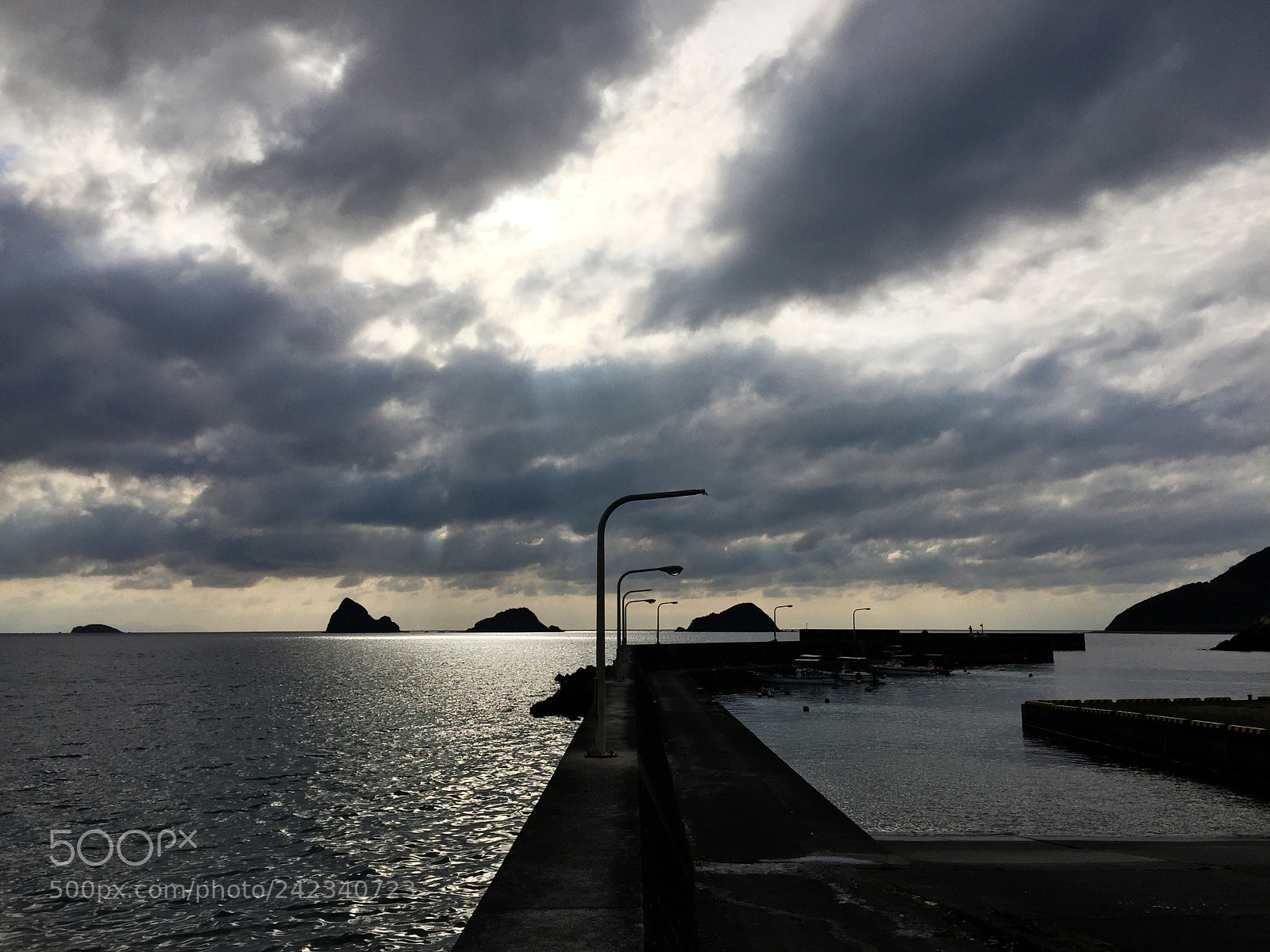 Apple iPhone 6 sample photo. Fishing port without emotion photography